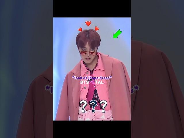 look at jhope dress #bts#jimin#suga#jhope#v#jk#rm#jin#shorts