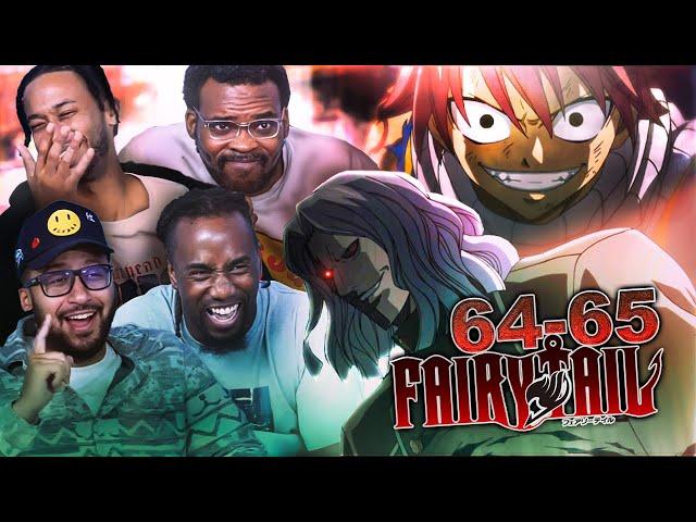 Brain Turns To Zero! Fairy Tail Ep 64 & 65 Reaction!