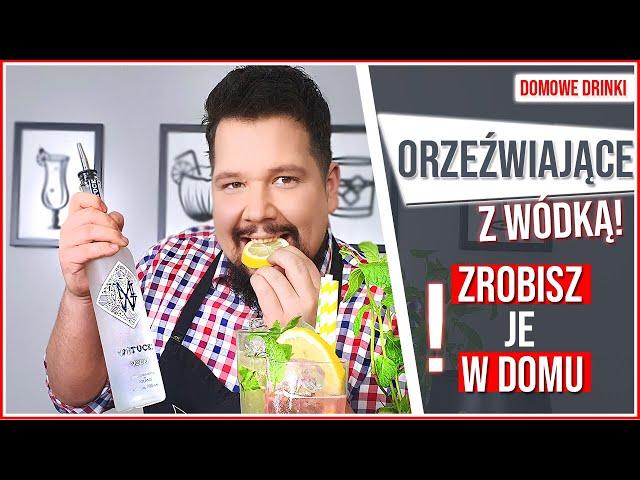 2 ORZEŹEWIAJĄCE PROSTE I SZYBKIE DRINKI Z WÓDKĄ  - ZROBISZ JE W DOMU