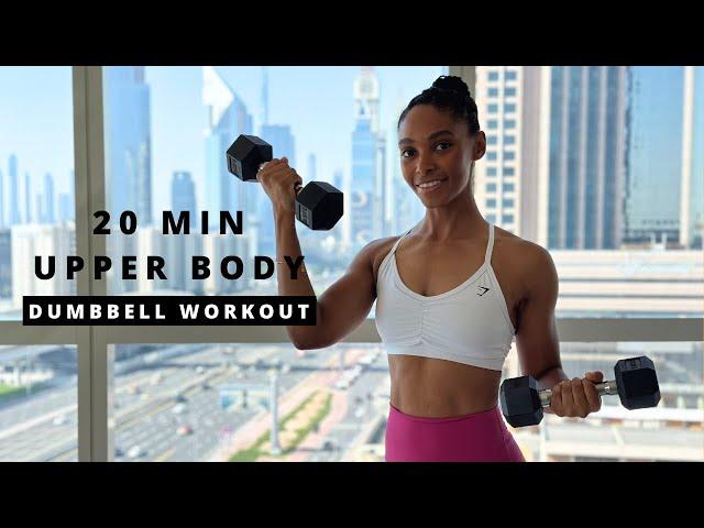 20 min UPPER BODY DUMBBELL Strength Workout 