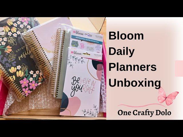 Bloom Daily Planners Unboxing