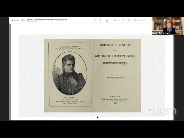 “Ought Theosophists to be Propagandists?”: a Discussion of the Paradoxes - Muriel Pécastaing-Boissiè