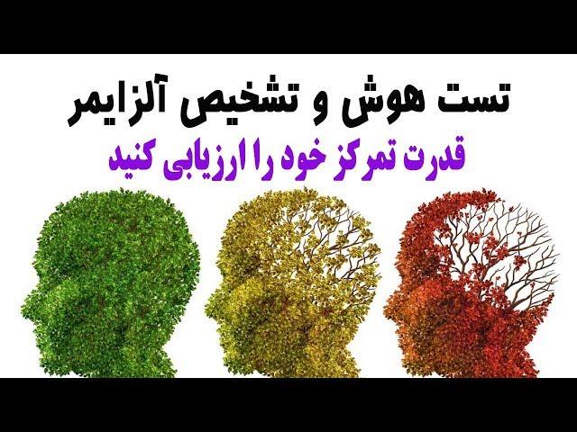 تست هوش و تشخیص آلزایمر | قدرت تمرکز خود را ارزیابی کنید