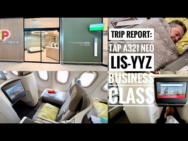 TAP Air Portugal A321LR neo Business Class Throne Seat: Lisbon-Toronto