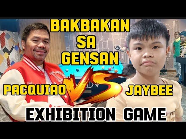 JAYBEE SUCAL VS MANNY PACQUIAO EXHIBITION GAME RACE -25