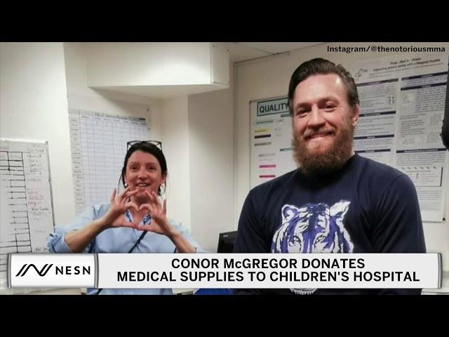 Conor McGregor Donates Medical Supplies To Irish Children's Hospital