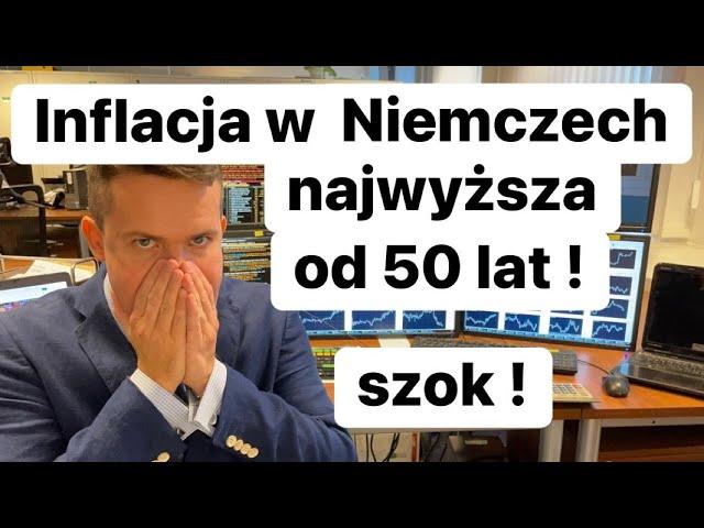 Inflacja W Niemczech Najwyższa Od 50 Lat !  Szok !