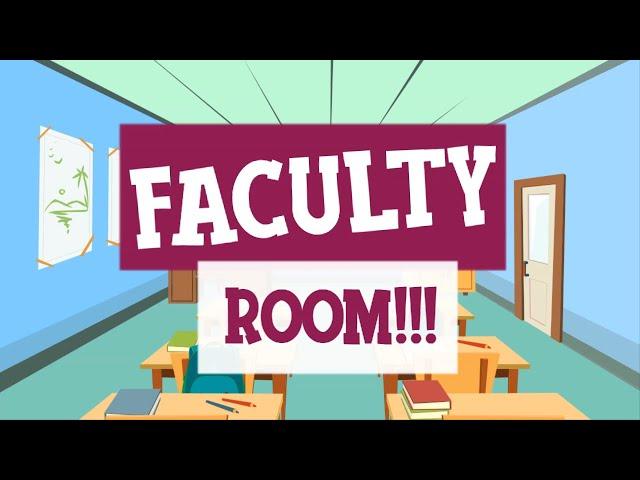 Faculty Room - Episode no. 1 - Meet the UPSLIS Junior Faculty