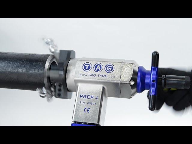 TAG PREP 4 Portable Pipe Bevelling Machine 1 - 4" (NEW 2021 VERSION)