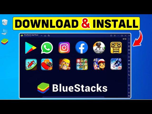 How to Download Bluestacks in Laptop & PC  Install Bluestacks On Windows 11 & 10