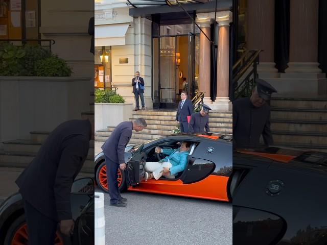 Billionaire Boss in bugaatti 🫵 #monaco