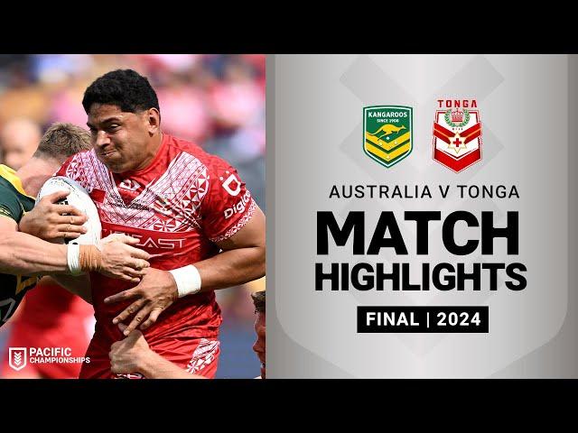 Pacific Championships 2024 | Kangaroos v Tonga XIII | Match Highlights