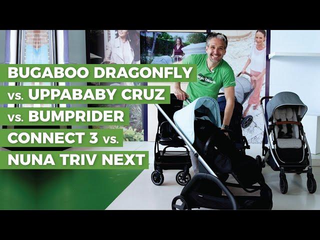 Bugaboo Dragonfly vs. UPPAbaby Cruz vs. Bumprider Connect 3 vs. Nuna TRIV Next | Best Strollers 2023