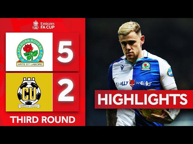 Sammie Szmodics Hat-Trick Hero! | Blackburn Rovers 5-2 Cambridge United | Emirates FA Cup 2023-24