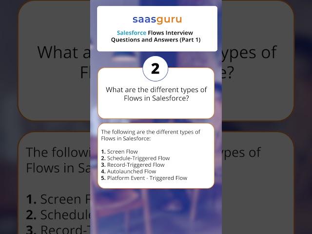 Top Salesforce Flow Job Interview Questions and Answers - saasguru