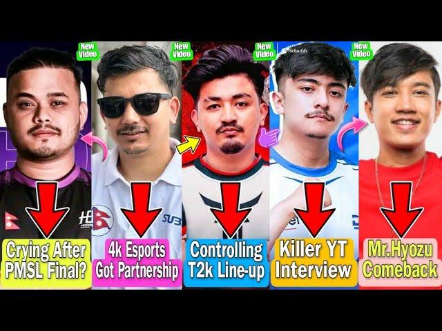 Cr7 Horaa Crying After PMSL Final| 4k Esports Got Partnership| Rulz Controlling Lineup | Mr Hyozu