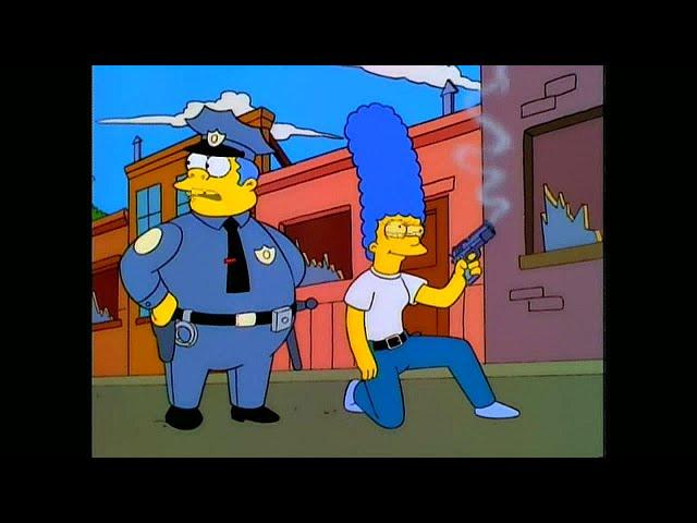 THE SIMPSONS - "Marge Becomes a Cop" - 1995