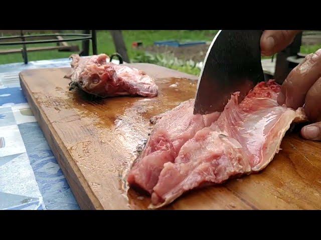 ШАШЛЫК - МАШЛЫК из САЗАНА на мангале