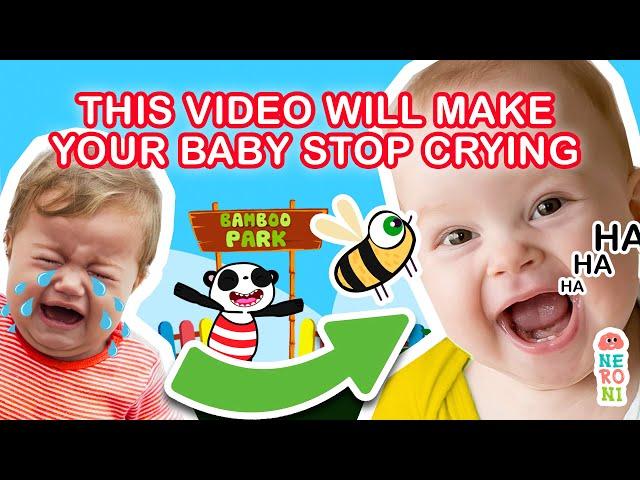 CRYING BABY? Try this! | Goofy Panda & BeeBee | Playground Fun | Neroni Kids