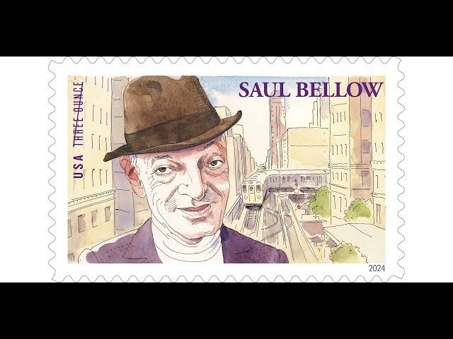 First Day of Issue Ceremony for Postage Stamp Honoring Saul Bellow