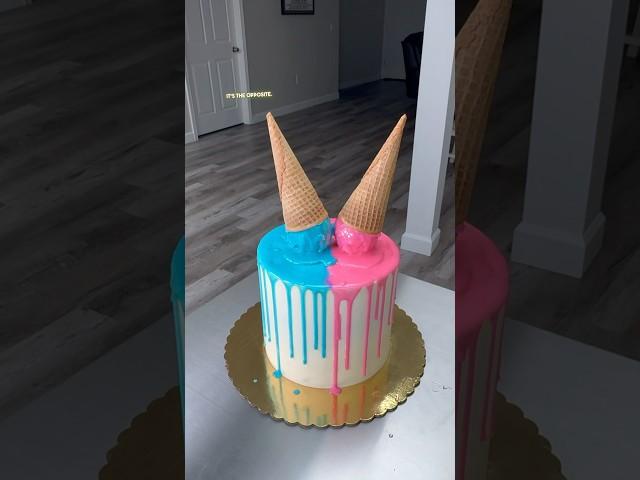 Story Saturday: did I mess up the gender reveal cake? ￼