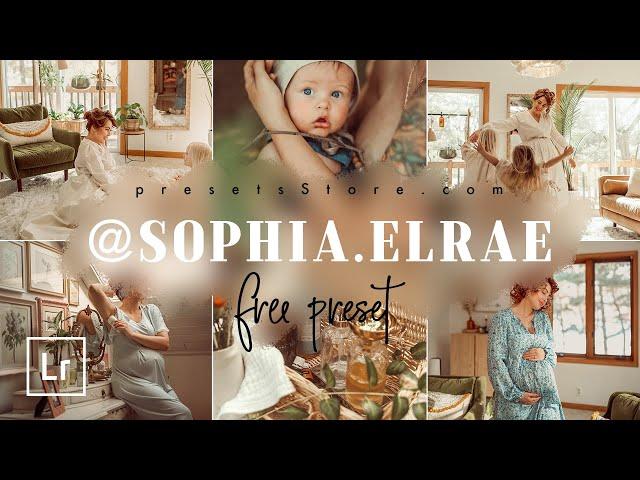 Sophia El'Rae Inspired — Professional Presets Lightroom | Tutorial | DNG | Light Airy Preset