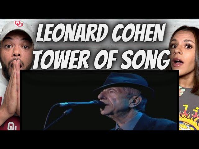 Poetic!| FIRST TIME HEARING Leonard Cohen  - Tower Of Song REACTION