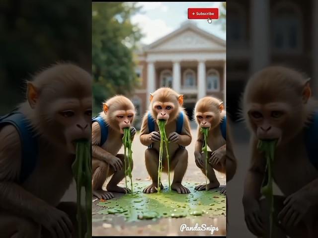 {Part - 2} FATHER SAVED Him From Death— So He Poisoned Monkeys  to Save Papa #ai #shorts #cartoon