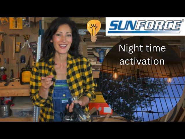 Solar Edison Style String Lights by Sunforce Demo and Installation #solar #lights #amazon #sunforce