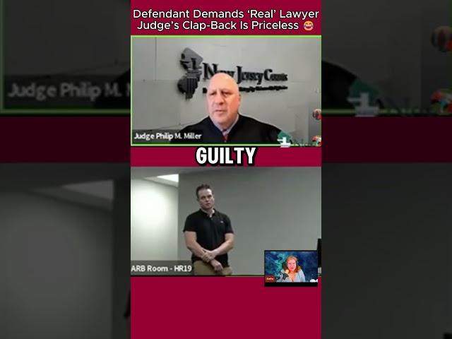 Defendant Demands ‘Real’ Lawyer—Judge’s Clap-Back Is Priceless  #courtroomdrama #courtvibes #news