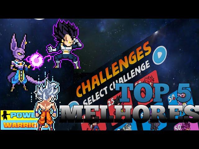 Top 5 melhores personagens para modo challenges [Power warrios] #jogosparacelular