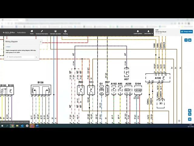 Autodata: Wiring Diagrams