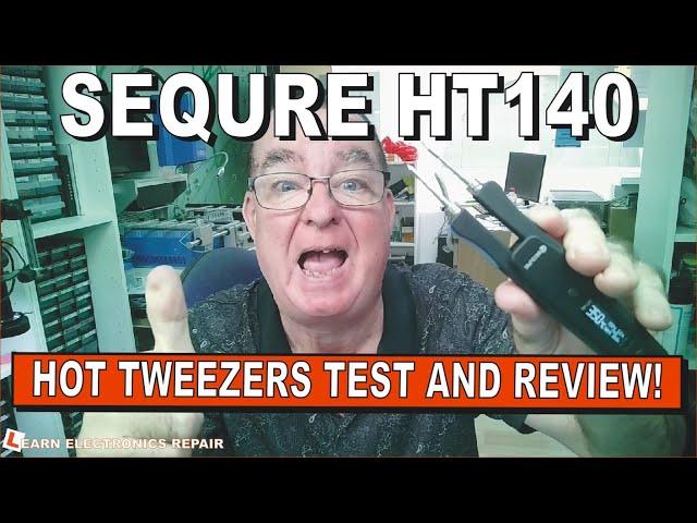 Sequre HT140 Portable Hot Tweezers Soldering Station Test & Review C210 And C120 Tips Compatible