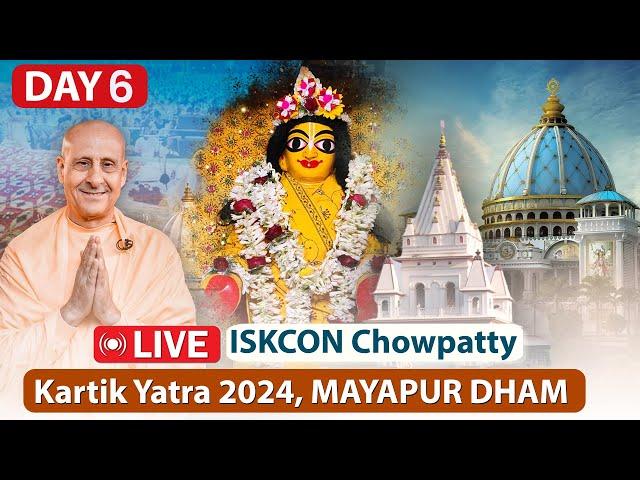 ISKCON Chowpatty Kartik Yatra 2024 | Sri Mayapur Dham | Day 06