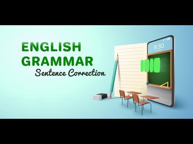 English Grammar Sentence Correction (Android App)