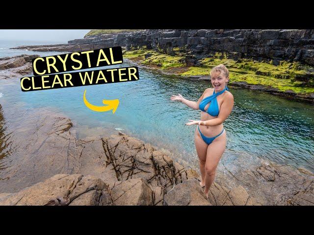 Is this Ireland's BEST WILD SWIMMING SPOT?! | Wild Atlantic Way Vanlife