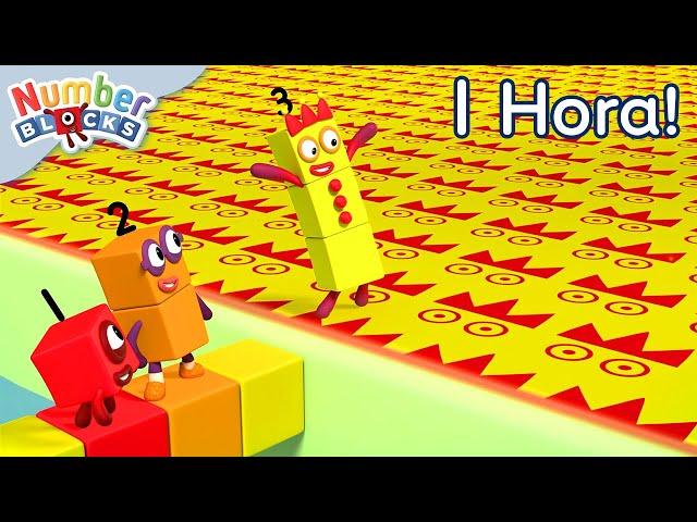 Numberblocks en Español | Vídeos Educativos para niños | 1 hora de Episodios completos | PATRONES