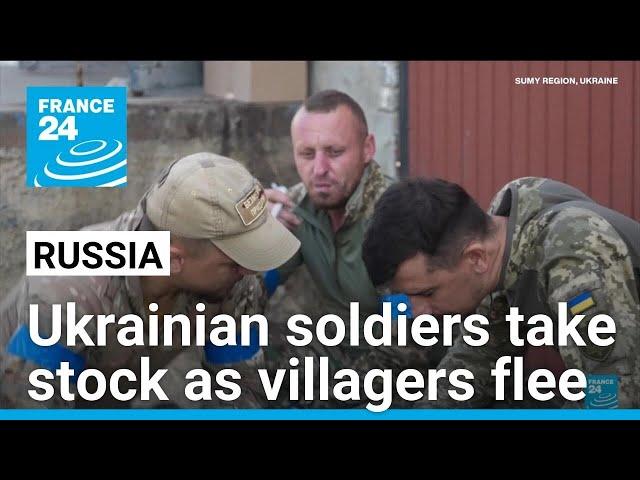 On the road to Russia, Ukrainian soldiers take stock as villagers flee • FRANCE 24 English