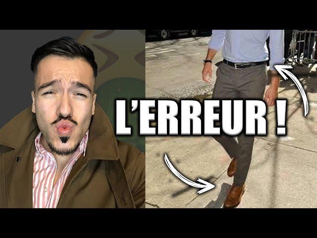 LES 5 PIRES ERREURS DE STYLE HOMME