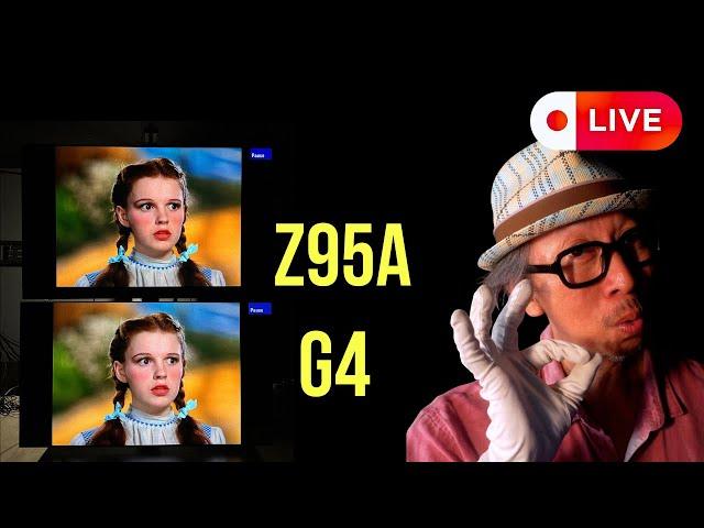 LG G4 vs Z95A Panasonic MLA OLED TVs side by side