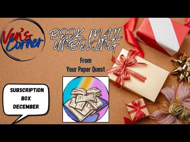 Book Mail: December 2024 from Your Paper Quest