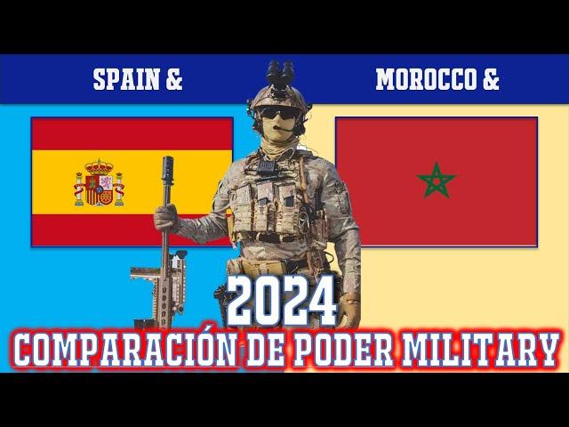 España vs Marruecos. Comparación de poder militar 2024