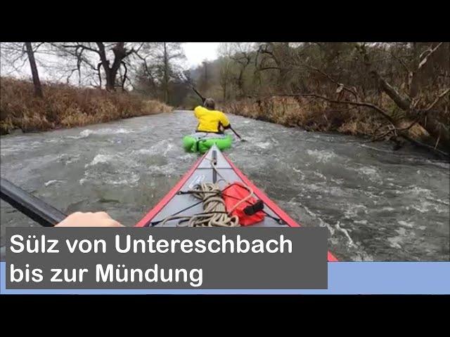 Spritzige Paddeltour auf der Sülz mit 2 x Gumotex Swing