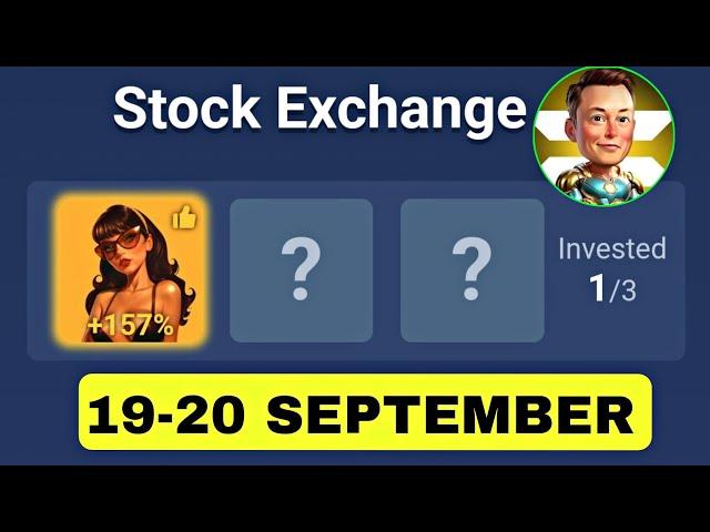 X Empire Investment Fund Today 20 September | Musk Empire Daily Combo | X Empire Investment Today