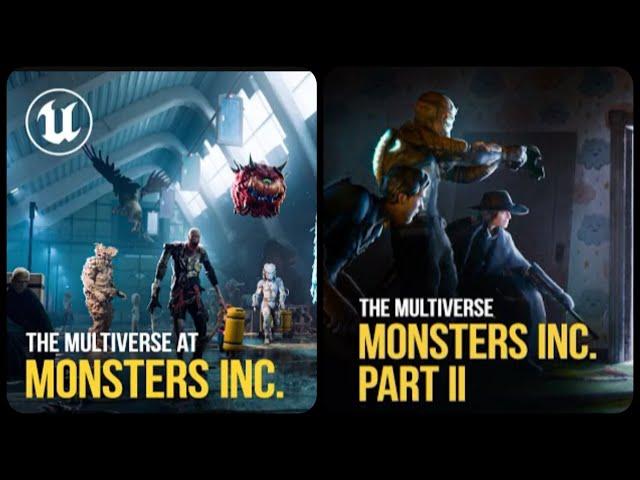 Monsters INC Multiverse 1 & 2 Spliced | Originial by Designbyfeo