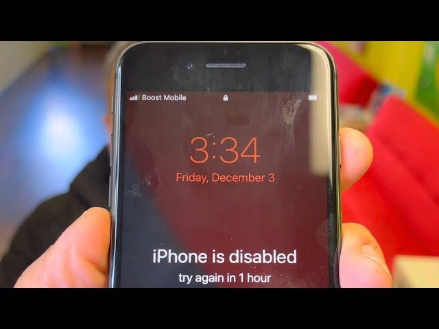 Can’t remember your #passcode and it’s #disabled ? Here’s how you #unlock it #apple #iphone13 #ios