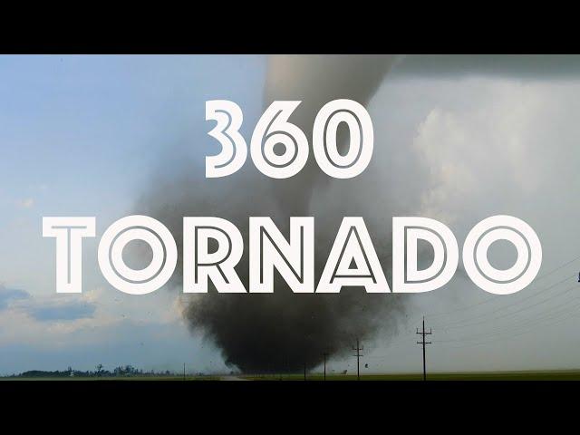 The BEST 360 (VR) TORNADO video EVER Captured - Scarth, Manitoba