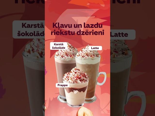 Costa Coffee rudens Kļavu un lazdu riekstu dzērieni