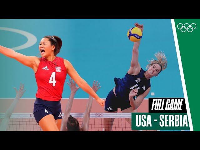 USA vs Serbia | Women's volleyball semifinal at Tokyo 2020 