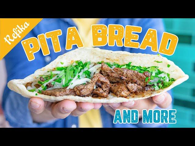 Pita Bread Recipe with Easy Shawarma (Doner) Cheat Recipe